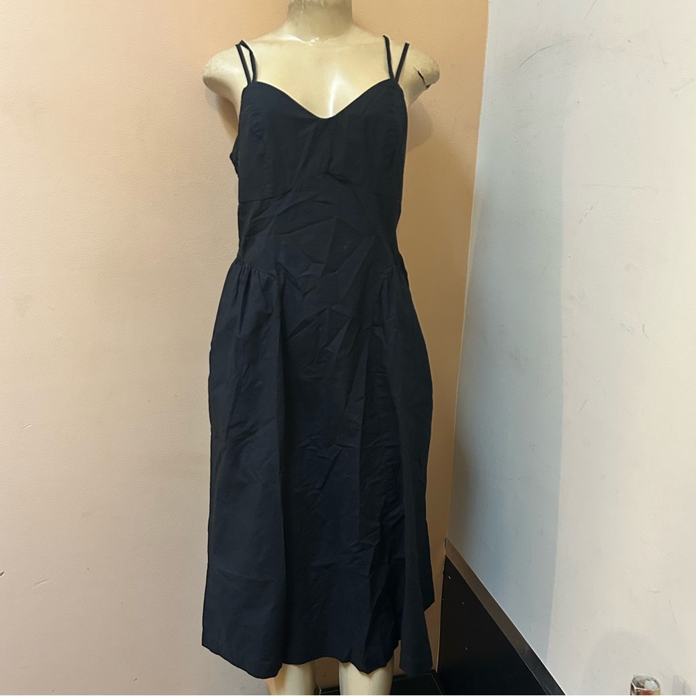 Black cotton dress
